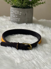 Load image into Gallery viewer, Sunshine Yellow Handmade Masai Kenyan Dog Collar