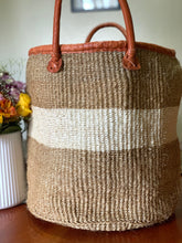 Load image into Gallery viewer, Swahili Baskets / Handwoven Storage Baskets / Natural Floor Basket-Large
