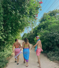 Load image into Gallery viewer, Handmade Kikoy (Kikoi) Hammam Towel | Lightweight Cotton Beach & Bath Wrap