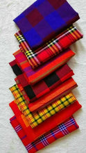 Load image into Gallery viewer, Red and Blue Maasai Blanket / Masai Shukas