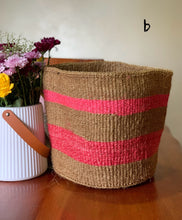 Load image into Gallery viewer, Swahili Baskets / Handwoven Storage Baskets / Kenyan Baskets