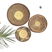 Cargar imagen en el visor de la galería, A Set of 3 Wall Decor Baskets / Tonga Baskets - FREE SHIPPING