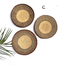 Load image into Gallery viewer, A set of Wall Decor Baskets/ Tonga Basket Set of 3