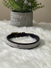 Load image into Gallery viewer, Glossy White Handmade Masai Kenyan Dog Collar