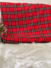 Load image into Gallery viewer, Red and Black Maasai Blanket / Masai Shuka