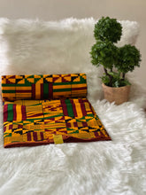 Load image into Gallery viewer, Yellow Ankara Fabrics / African Wax Fabrics