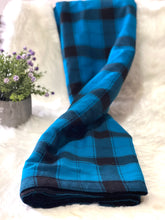 Load image into Gallery viewer, Blue and Black Maasai Blanket / Masai Shukas