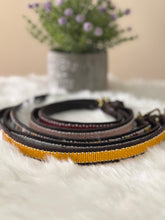 Load image into Gallery viewer, Sunshine Yellow Handmade Masai Kenyan Dog Collar