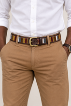 Lade das Bild in den Galerie-Viewer, Authentic Handmade Beaded Maasai Leather Belt-Earth