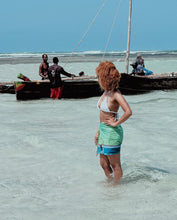 Load image into Gallery viewer, Handmade Kikoy (Kikoi) Hammam Towel | Lightweight Cotton Beach & Bath Wrap