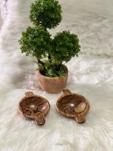 Load image into Gallery viewer, Handmade Spice Bowl. Dessert bowl. Polished bowl. Ash Tray . Carved Olive Wood Snack Bowl /Candy Dish/Nuts Tray-2 Bowls