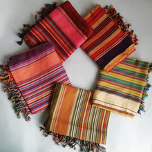 Load image into Gallery viewer, Handmade Kikoy (Kikoi) Hammam Towel | Lightweight Cotton Beach & Bath Wrap