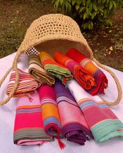 Load image into Gallery viewer, Handmade Kikoy (Kikoi) Hammam Towel | Lightweight Cotton Beach & Bath Wrap