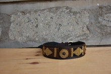Load image into Gallery viewer, Maasai Earth Coloured Dog Collars / Belts / Leash / Matching Bracelet