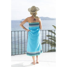 Load image into Gallery viewer, Handmade Kikoy (Kikoi) Hammam Towel | Lightweight Cotton Beach & Bath Wrap