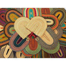 Load image into Gallery viewer, African Straw Fans / Natural Fans /Handmade Fans-Pack of 3