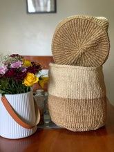 Lade das Bild in den Galerie-Viewer, Swahili Baskets / Handwoven Storage Baskets / Kenyan Planters
