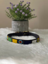 Cargar imagen en el visor de la galería, Circle of Life Handmade Maasai Kenyan Beaded Dog Collars
