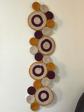Load image into Gallery viewer, Orange Circle Chain Wall Hanging Decor / Farmhouse Decor
