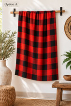 Lade das Bild in den Galerie-Viewer, Authentic Maasai Shuka | Traditional African Safari Blanket &amp; Checkered Wrap-Masai Red Safari Blanket
