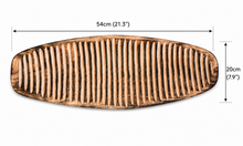 Cargar imagen en el visor de la galería, Hand Carved Jacaranda Wood Bread Board | Rustic Serving Platter (Fire-Cured)
