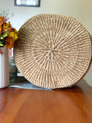 Swahili Baskets / Handwoven Storage Baskets / Natural Floor Basket-Large