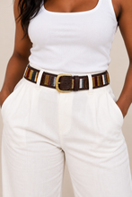 Lade das Bild in den Galerie-Viewer, Authentic Handmade Beaded Maasai Leather Belt-Earth
