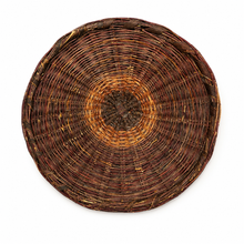 Load image into Gallery viewer, Handwoven Cypress Wicker Twig Wall Art | Rustic Boho Art (50cm) |Minimalist
