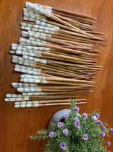 Charger l&#39;image dans la galerie, Hand Carved Olive Wood Chopsticks With Bone Finish- 5 Pairs
