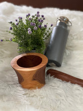 Load image into Gallery viewer, Handmade Olive Wood Mortar and Pestle | Rustic Herb and Spice Grinder
