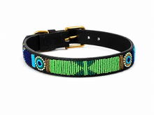 Lade das Bild in den Galerie-Viewer, Handmade Beaded Kenyan Dog Collar | Authentic Maasai Pet Collar | Artisan Collar | Cultural Design
