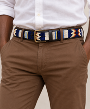 Load image into Gallery viewer, Authentic Handmade Beaded Maasai Leather Belt-Red Indian Art

