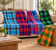 Lade das Bild in den Galerie-Viewer, Authentic Maasai Shuka | Traditional African Safari Blanket &amp; Checkered Wrap-Masai Safari Blanket-Colored
