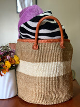 Load image into Gallery viewer, Swahili Baskets / Handwoven Storage Baskets / Natural Floor Basket-Large
