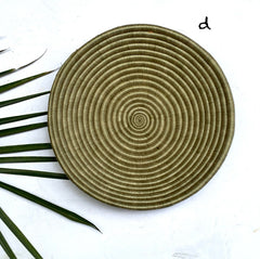 Paniers en sisal pour la décoration de la pièce ou du mur/paniers tissés -30 cm (12 pouces) de large