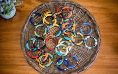 Zulu-Armbänder mit Perlen, Boho-Schmuck, Hippie-Armbänder, Massai-Armbänder