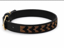 Load and play video in Gallery viewer, Handmade Beaded Kenyan Dog Collar | Authentic Maasai Pet Collar | Artisan Collar | Earth Colours | Africa Pet Accessory
