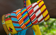 Load image into Gallery viewer, Samburu Bracelets / Maasai Tribal Bracelets / Kenyan Bangle
