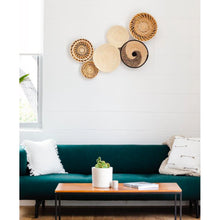 Load image into Gallery viewer, Wall Decor Basket Set of 6 /Wall Hanging African Baskets
