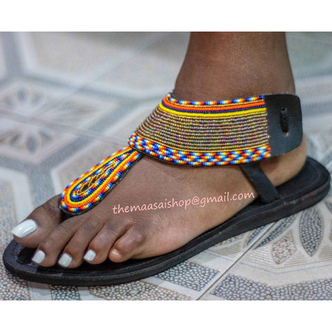 Handmade Leather Sandals/ African Maasai Shoes / Greek Sandals
