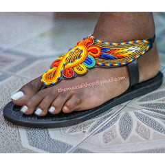 Handmade Leather Sandals/ African slippers / Maasai Sandals