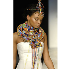 Handmade AFRICAN Maasai set, Tribal set, African jewelry set, Afrocentric jewelry, African Jewelry, Wedding jewelry, Maasai Jewelry set