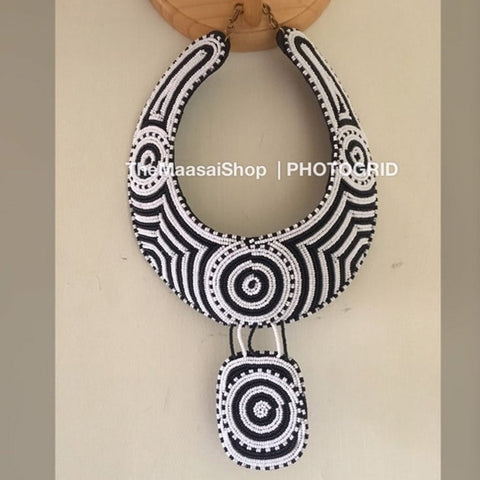 African Beaded Collar Necklace Wedding Jewelry