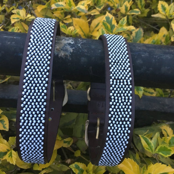 Black and White Dog Collar