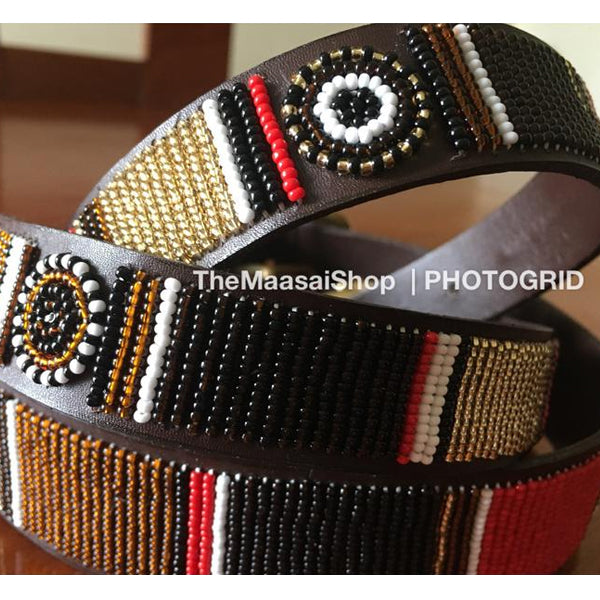 Brown Leather Dog Collar