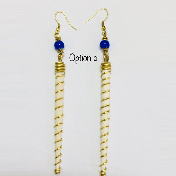 Handmade African Charm Earrings