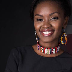 Handmade Choker. Maasai choker. African jewelry. Beaded Jewelry set. Jewelry. Gift for her. Tribal . Afrocentric. Beadwork.